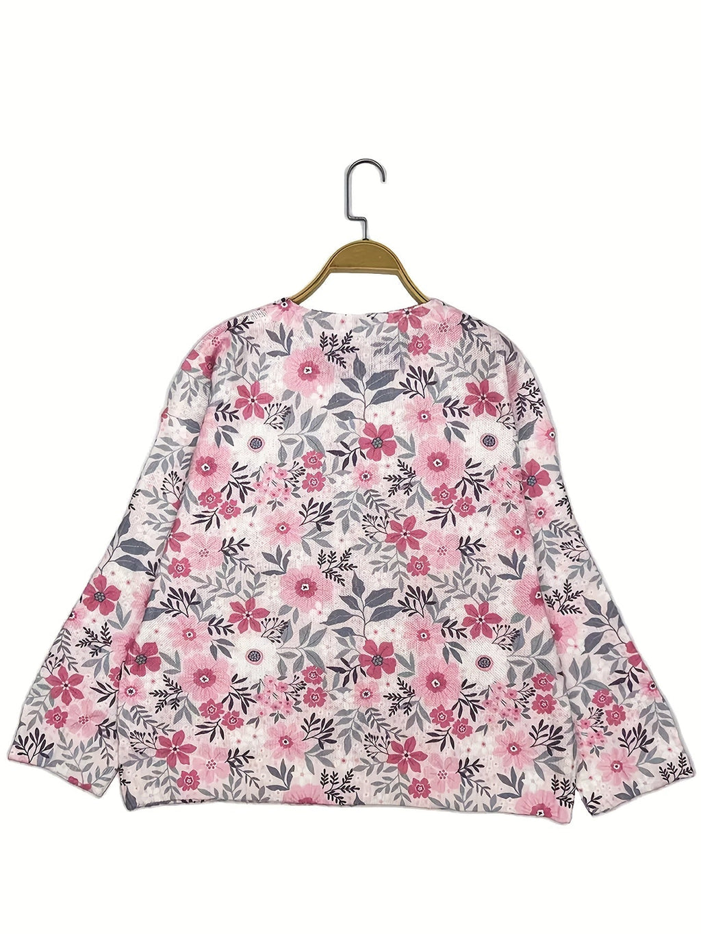 Quinn | Knitted Floral Cardigan