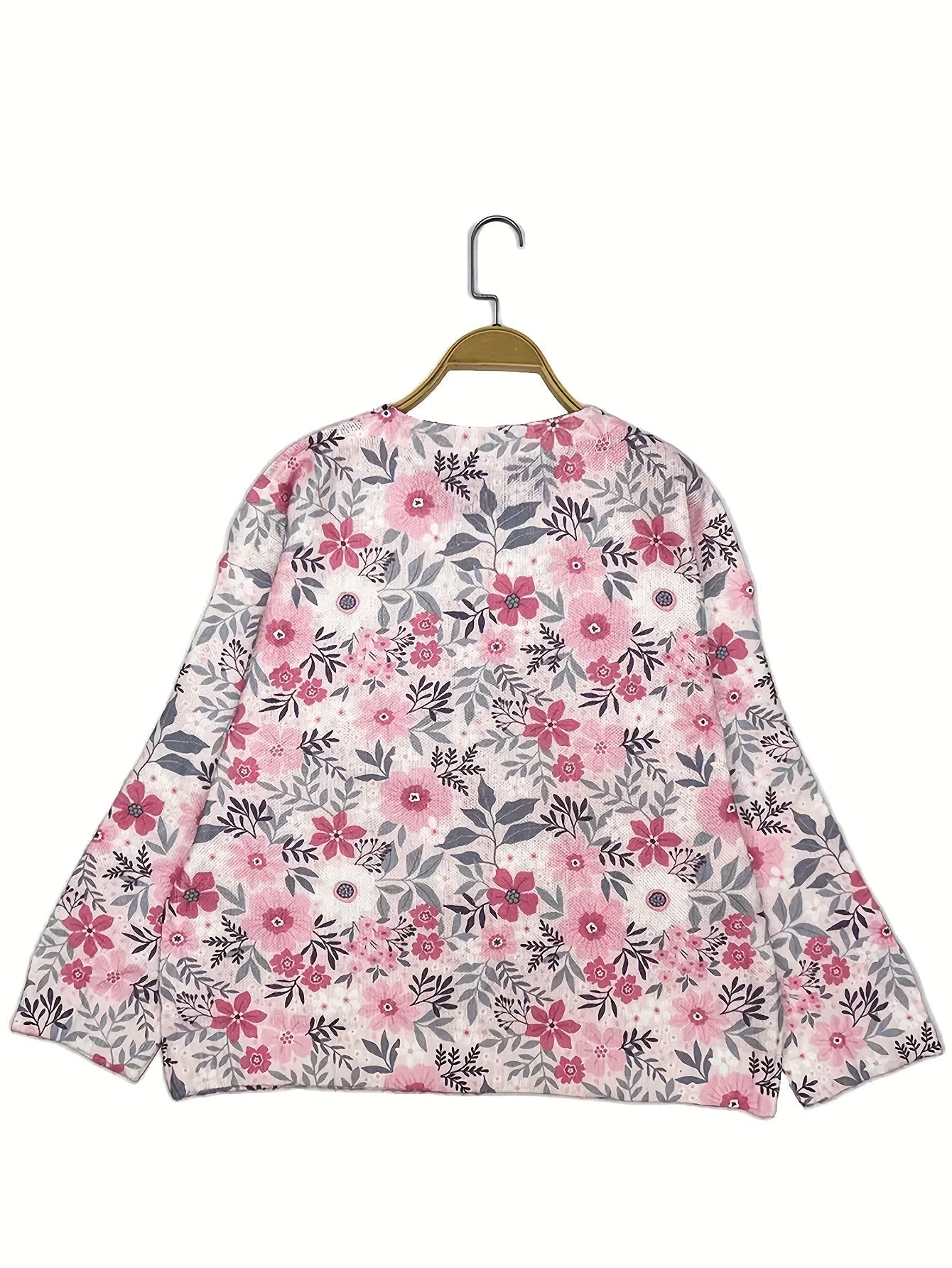 Quinn | Knitted Floral Cardigan