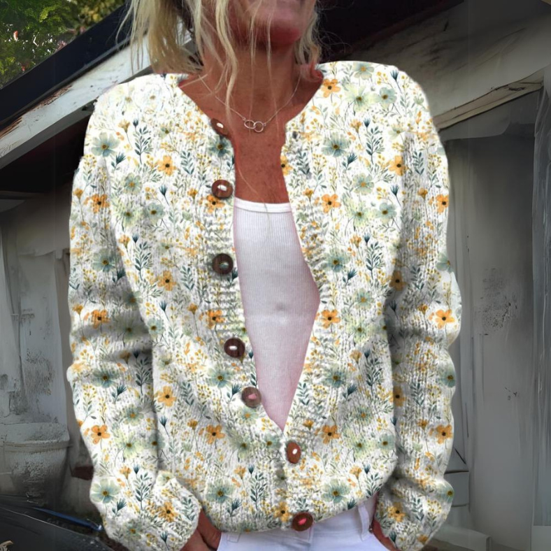 Fiona | Floral Cardigan
