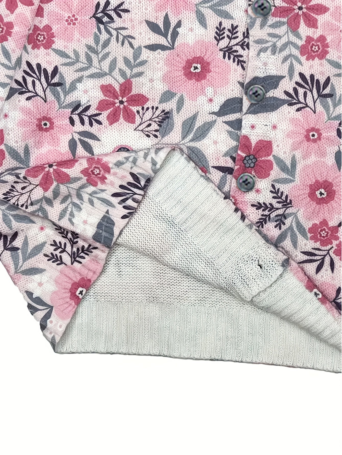 Quinn | Knitted Floral Cardigan