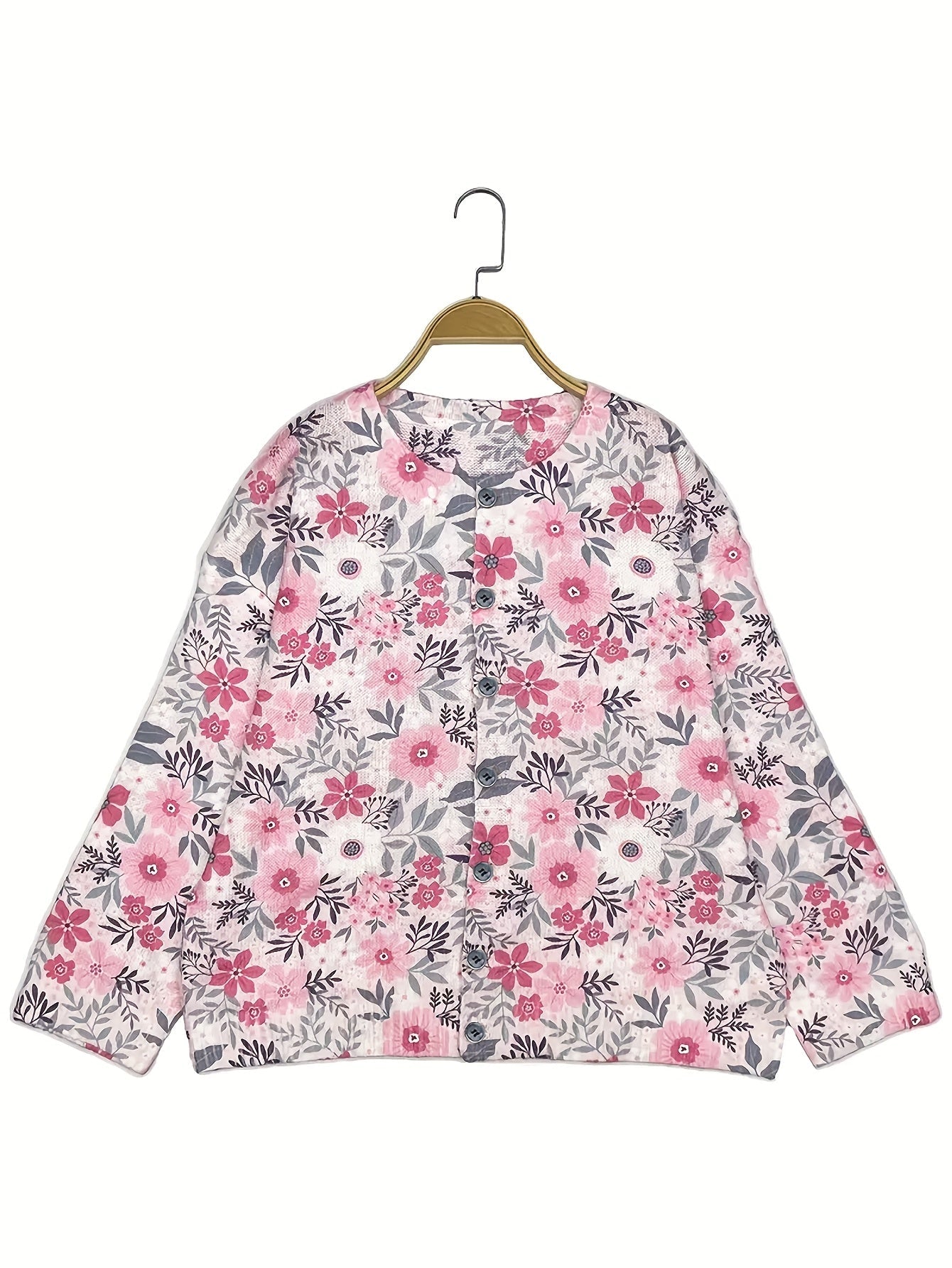 Quinn | Knitted Floral Cardigan