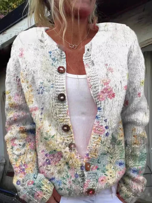 Fiona | Floral Cardigan