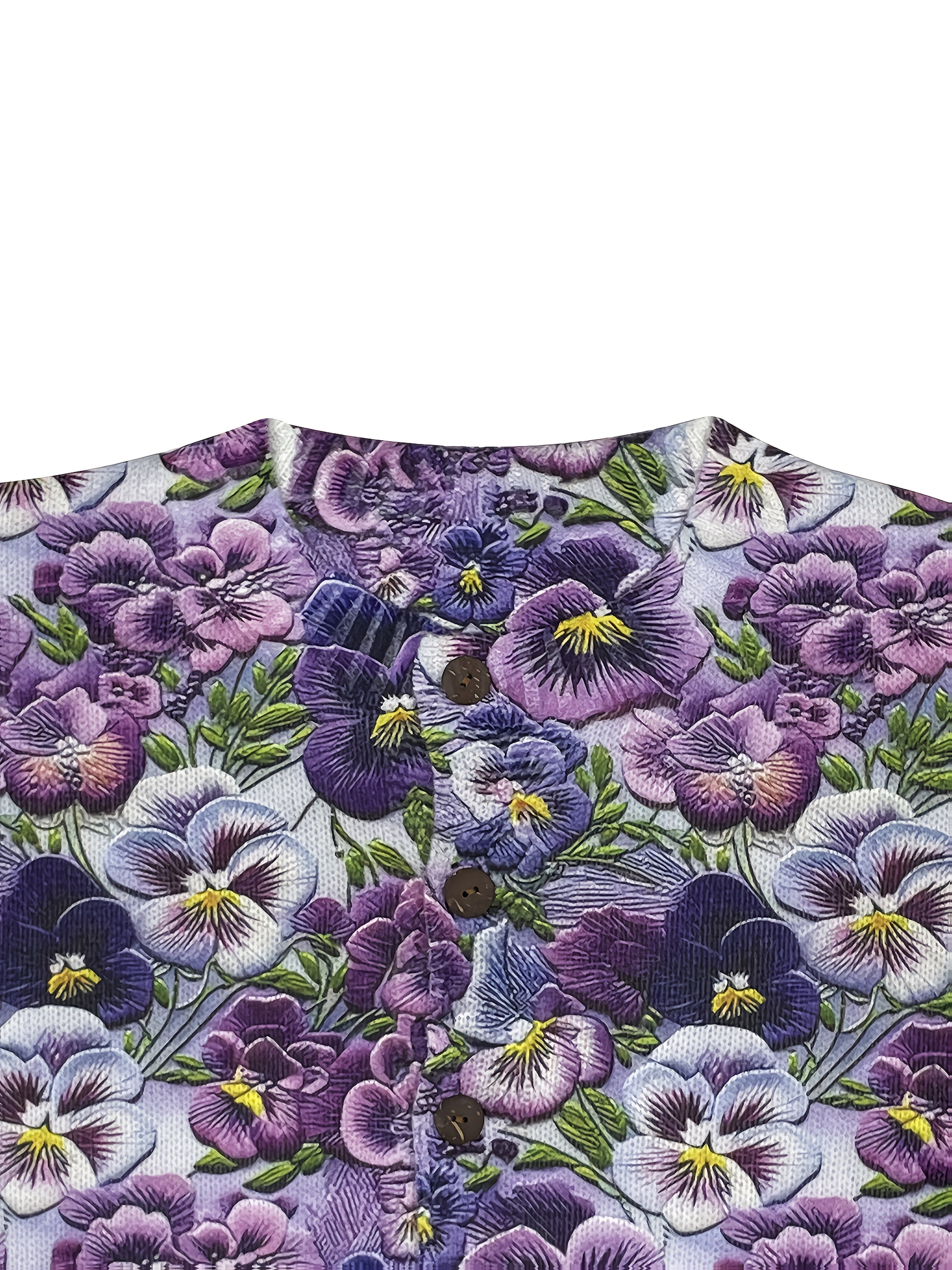 Rylee | 3D Floral Print Cardigan