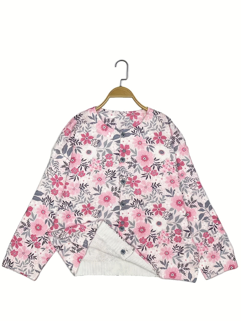 Quinn | Knitted Floral Cardigan