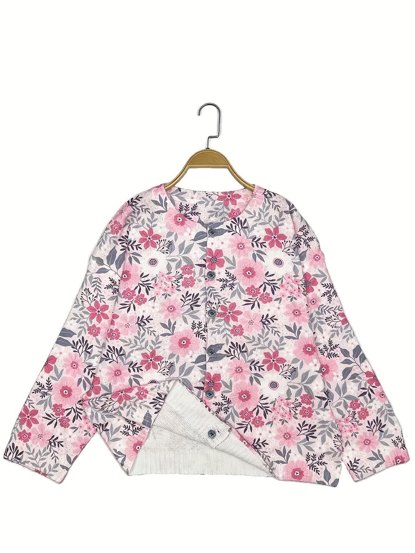 Quinn | Knitted Floral Cardigan