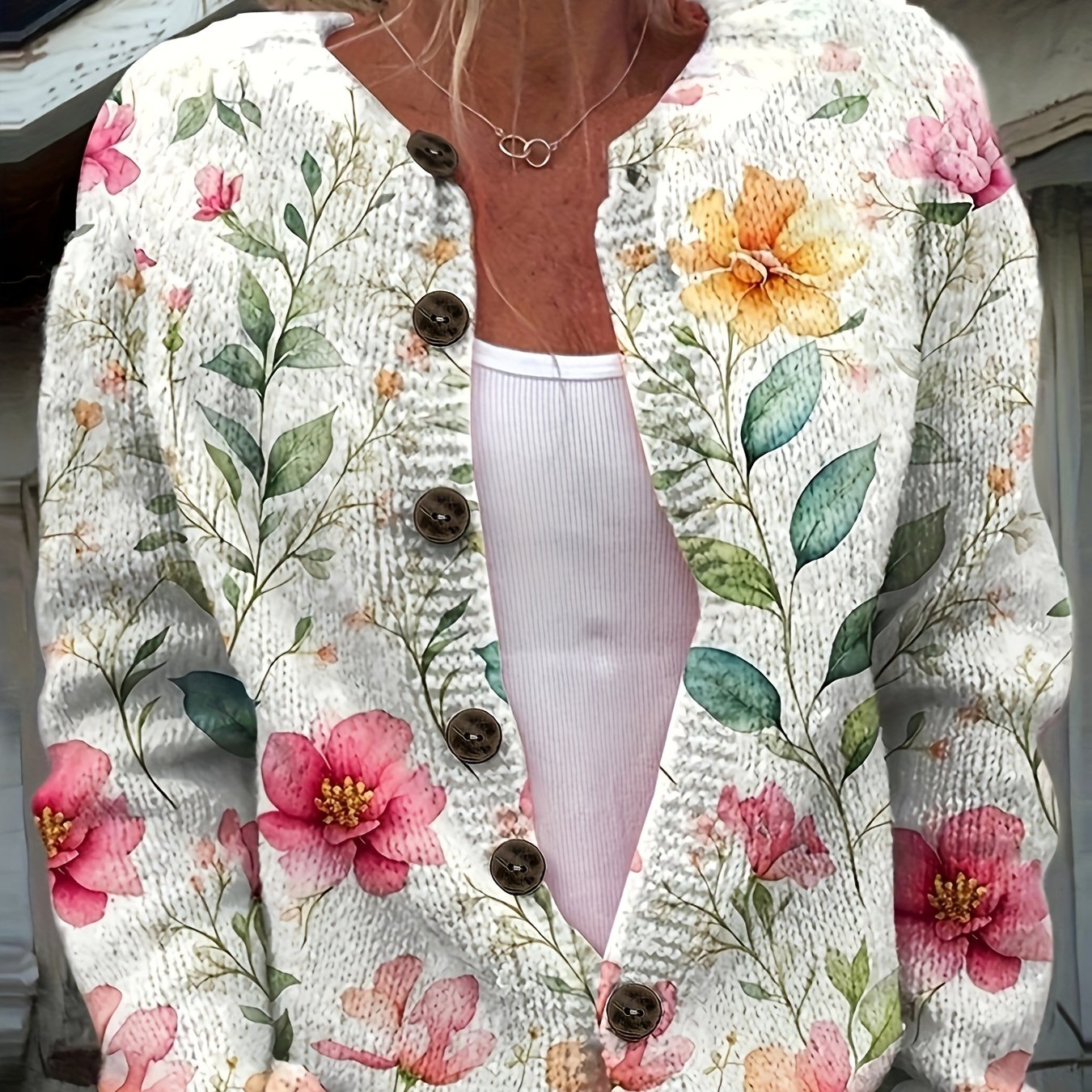 Naomi | Floral Print Cardigan