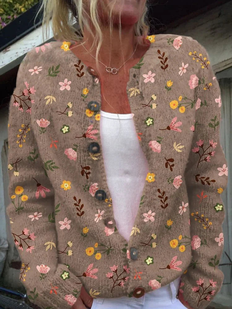 Fiona | Floral Cardigan