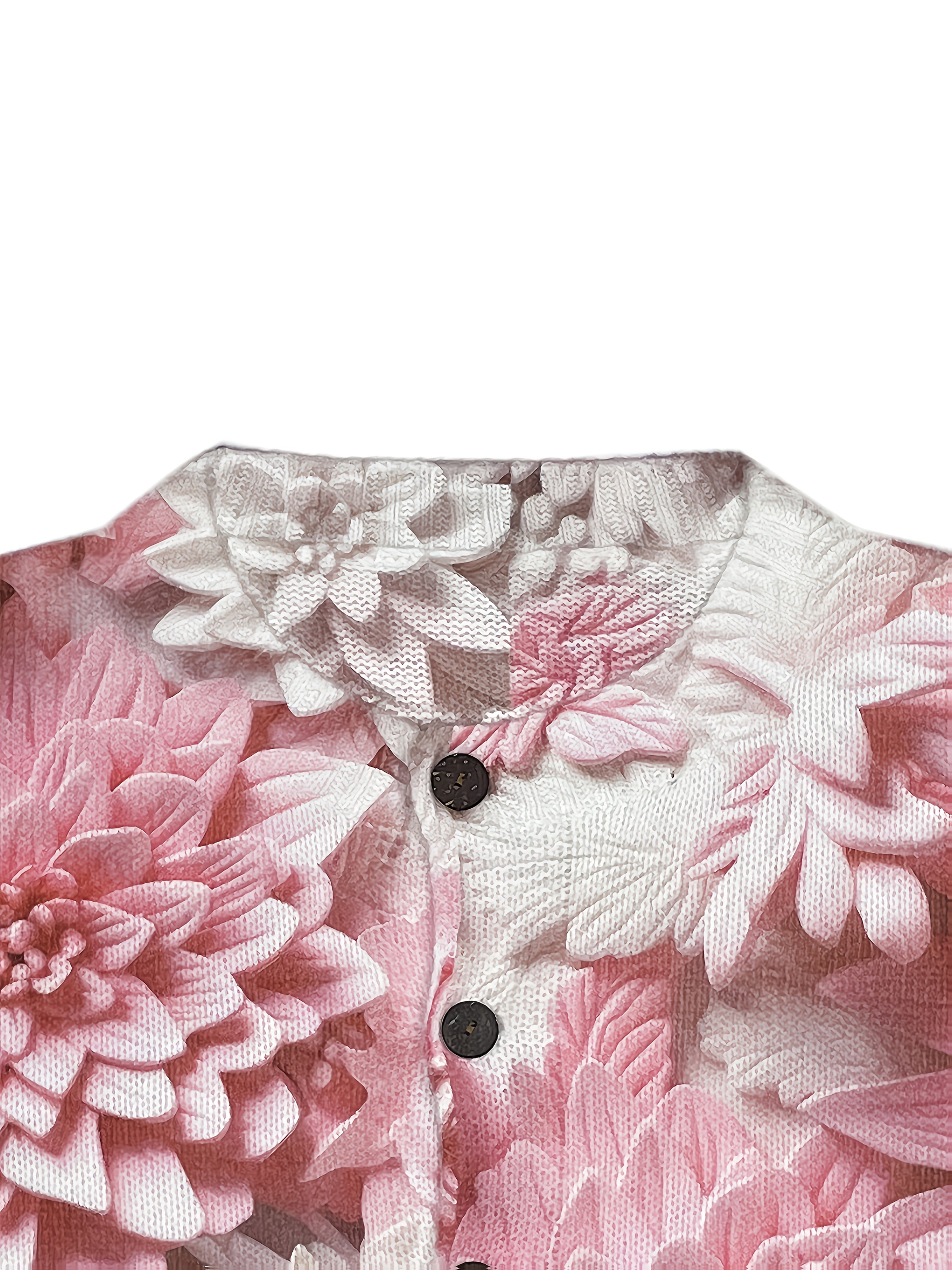 Jackie | 3D Floral Print Cardigan