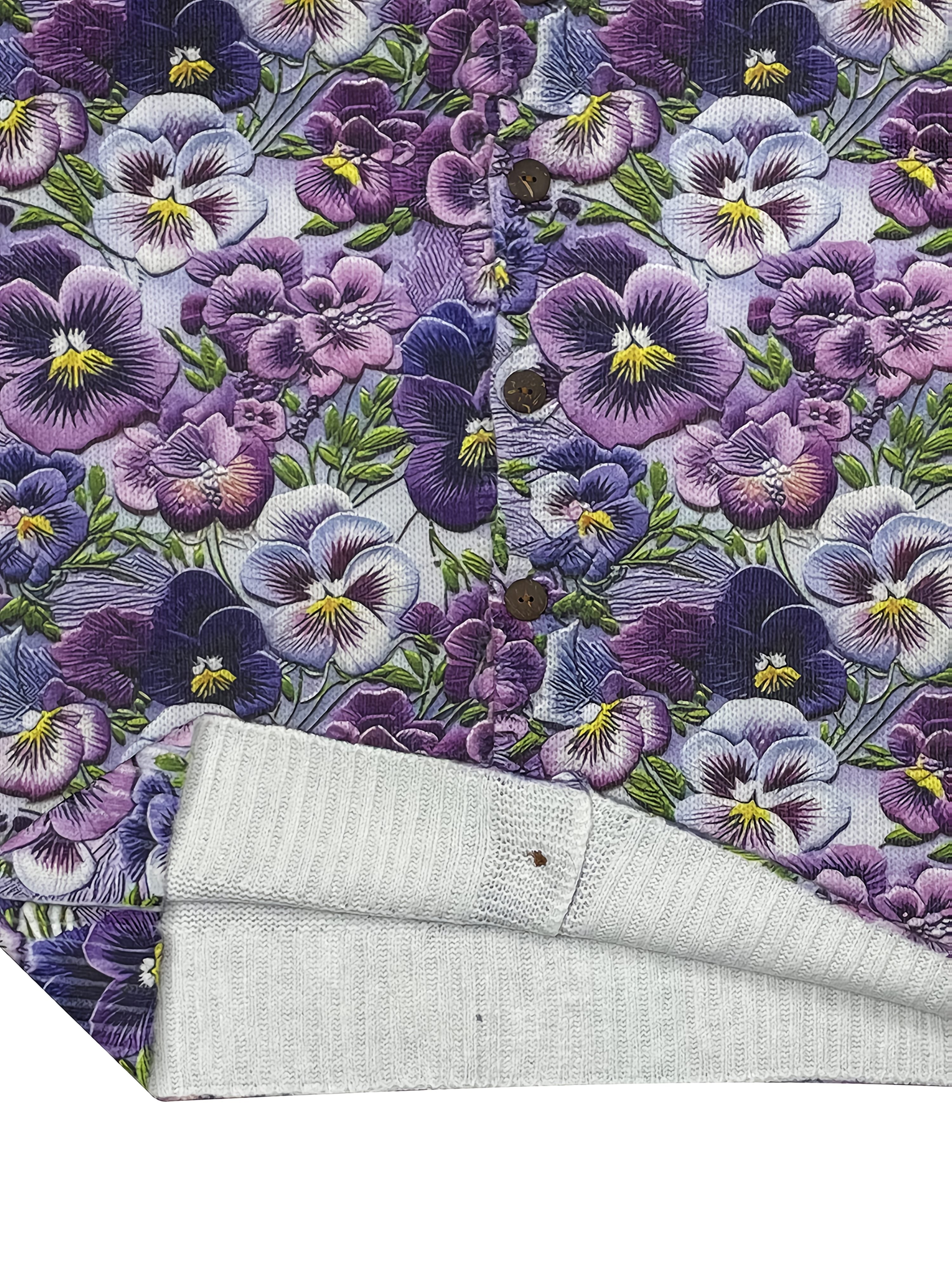 Rylee | 3D Floral Print Cardigan
