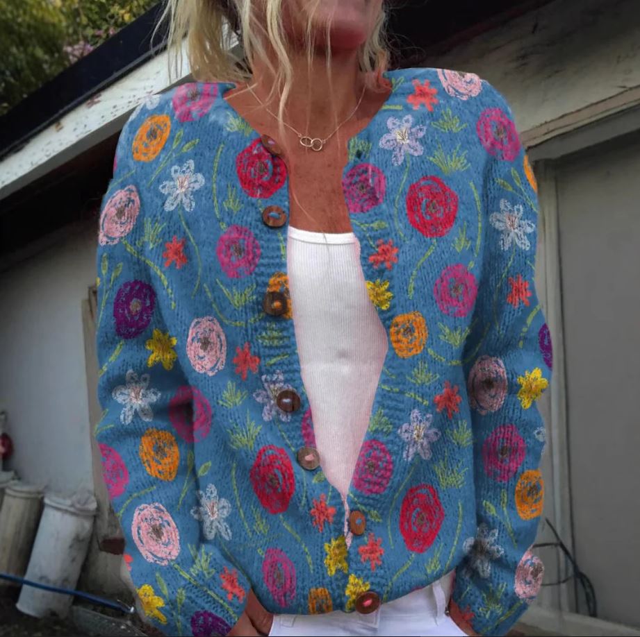Camille | Blue Cardigan